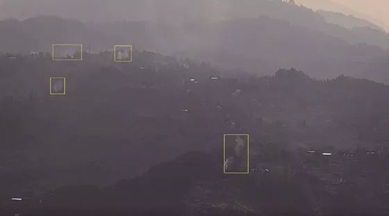 草原森林防火監控激光夜視儀下煙霧、煙火識別