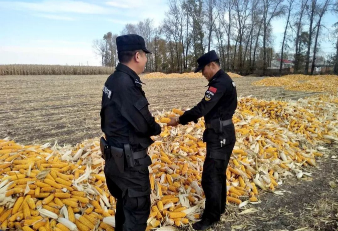 禁燒秸稈走田間、共鑄警魂保藍天