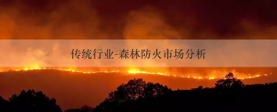 「傳統行業(yè)」森林防火市場(chǎng)分析