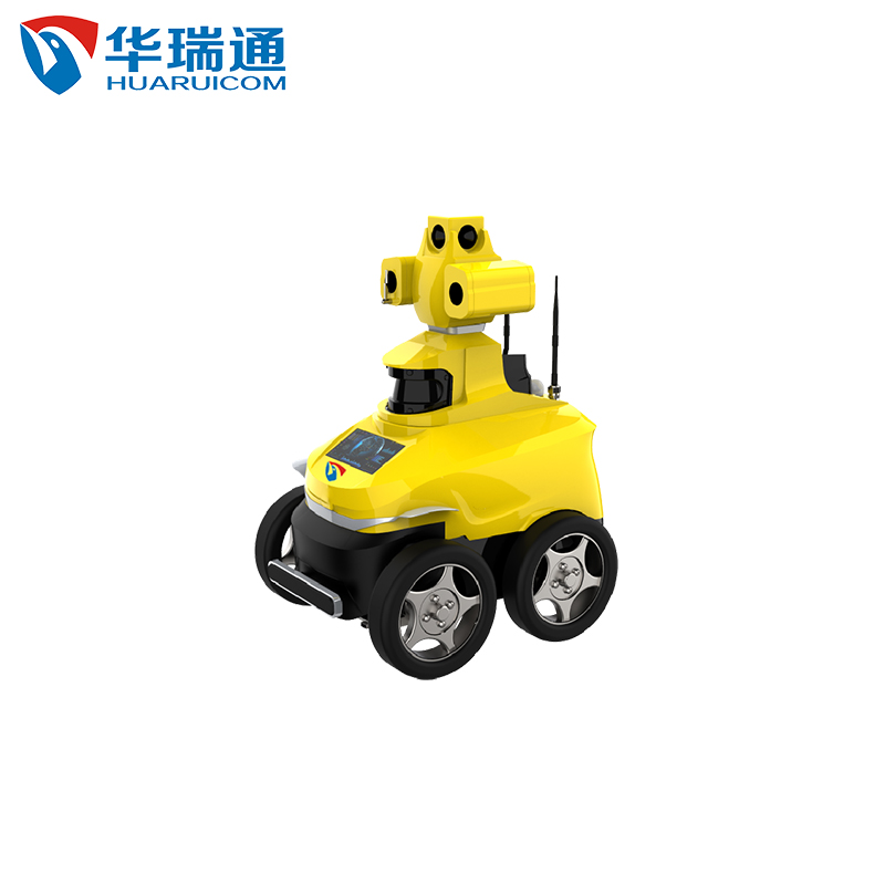 華瑞通地面四驅輪式5G全景電力巡檢機器人產(chǎn)品特點(diǎn)